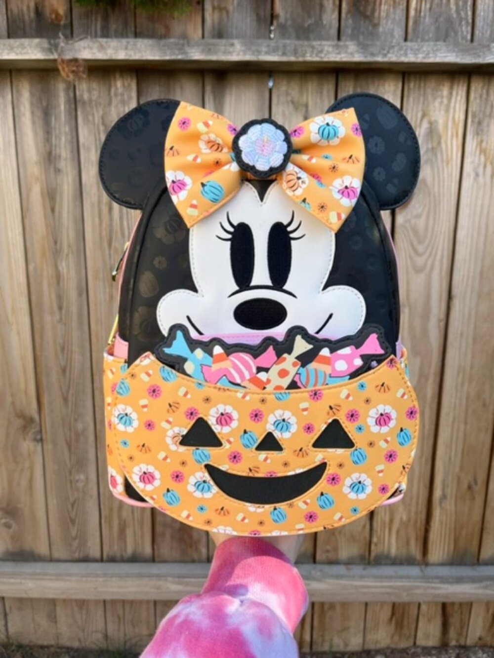 NWT Pumpkin Minnie Loungefly Mini Backpack!!!